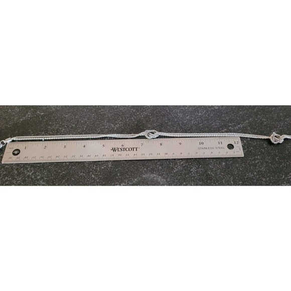 Vintage Silver Knotted Bubble Necklace - Picture 4 of 14